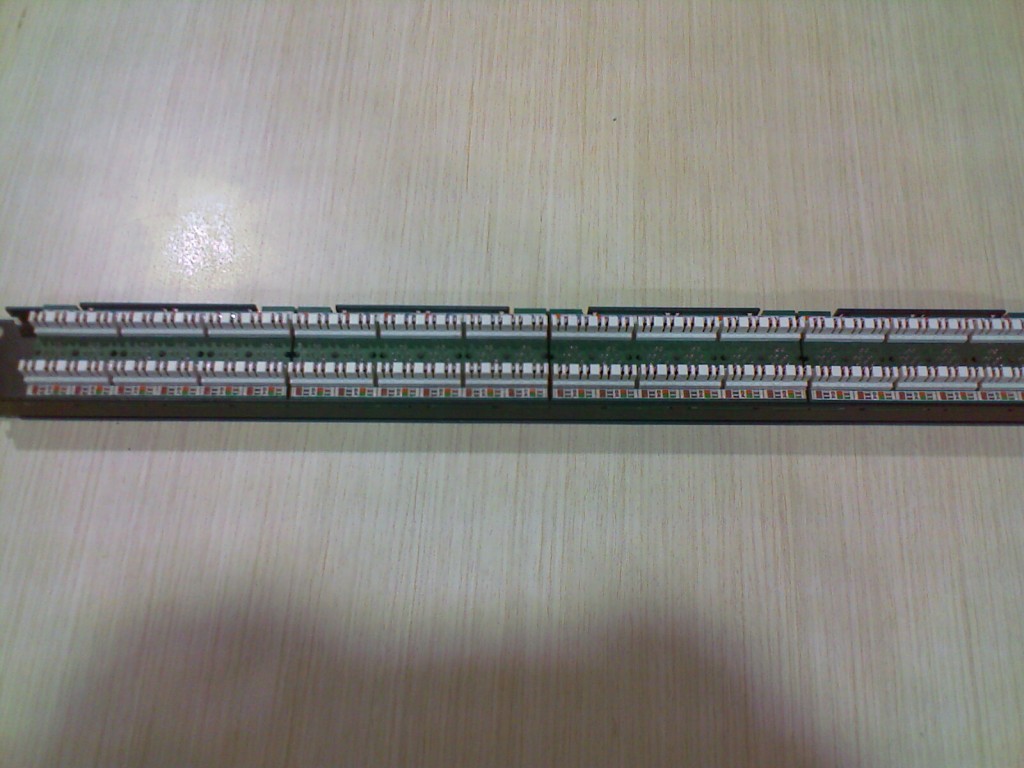 Network Patch Panel - Back View