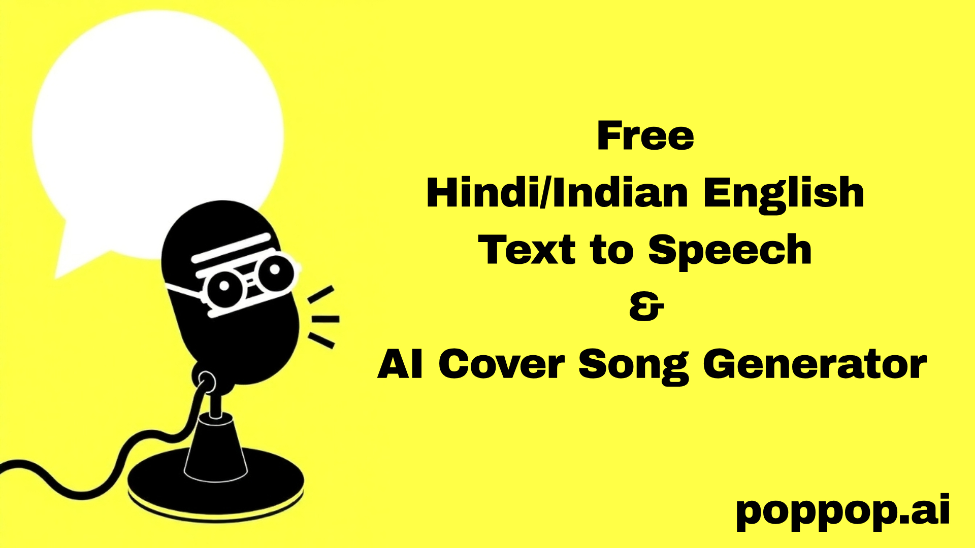 Free Hindi/Indian English Text to Speech & AI Cover Song Generator